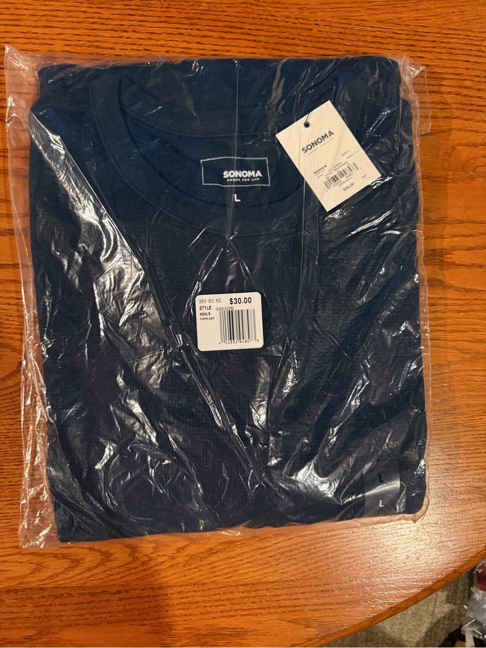 Sonoma Dark Navy long sleeve